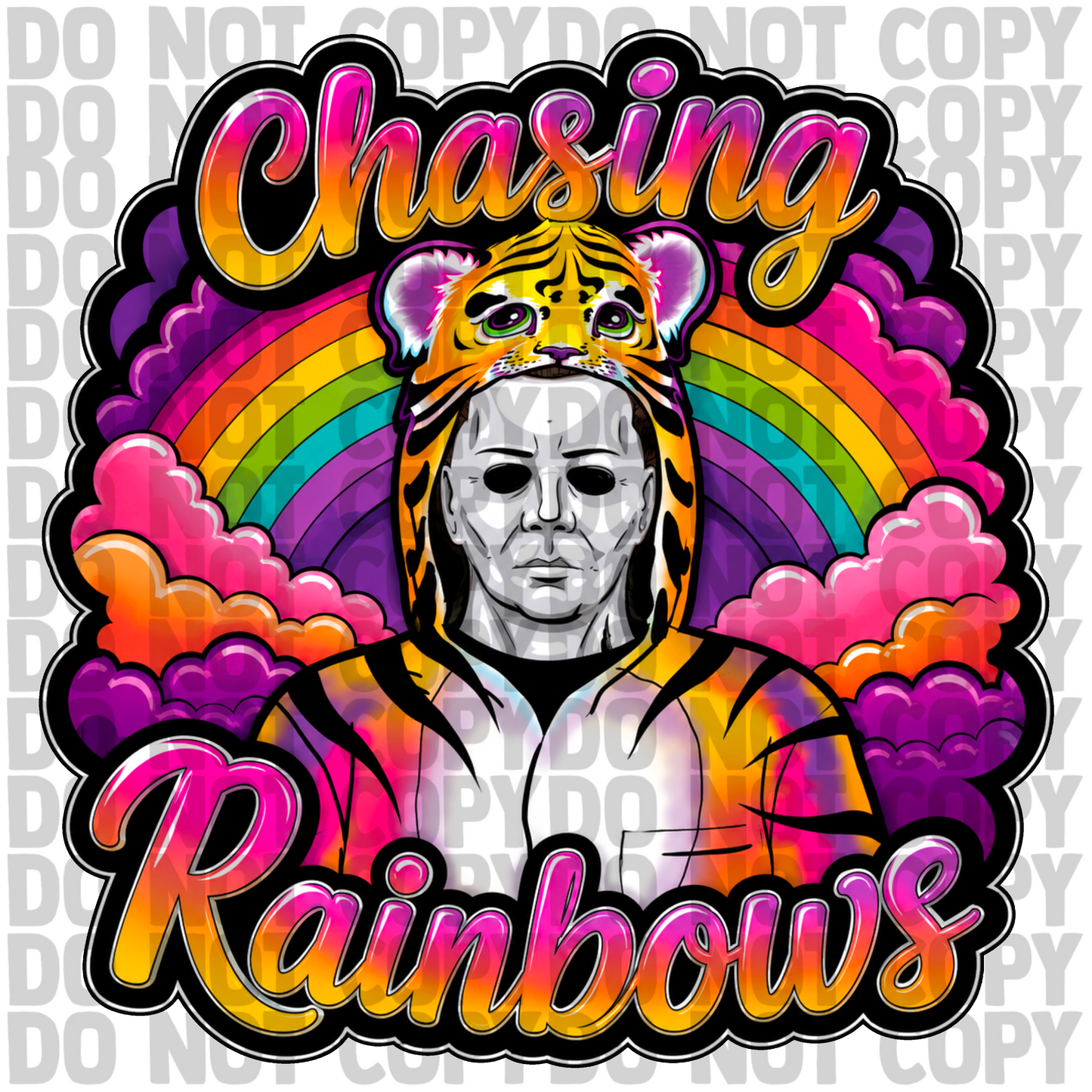 Chasing rainbows png digital download