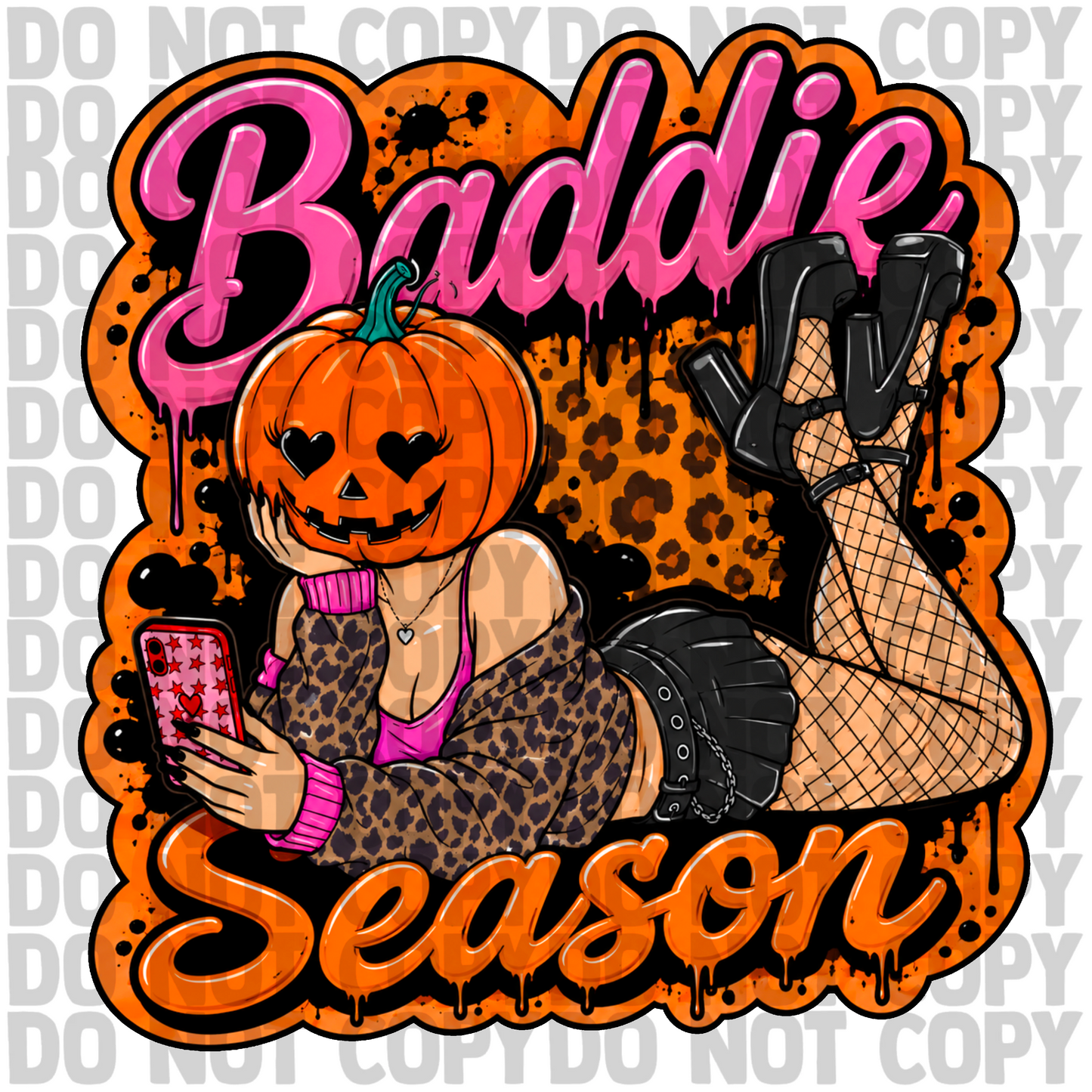 Baddie season png digital download