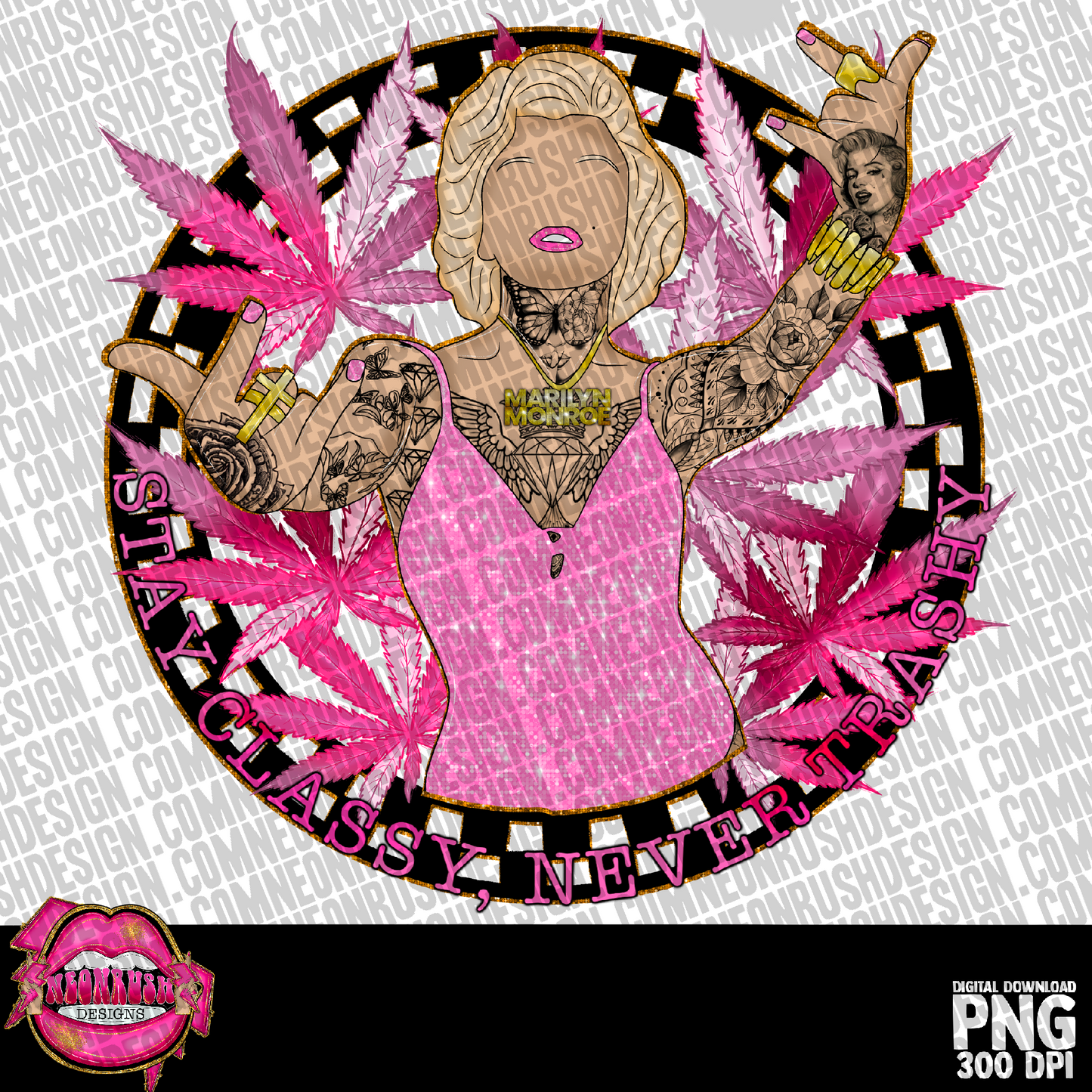 Stay classy png digital download
