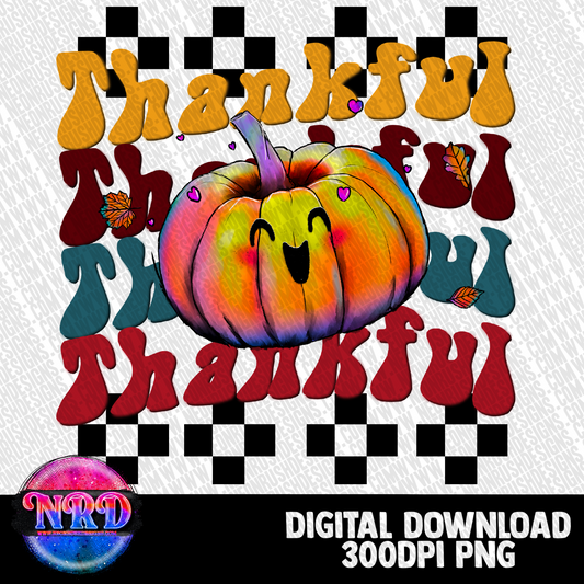Thankful png digital download