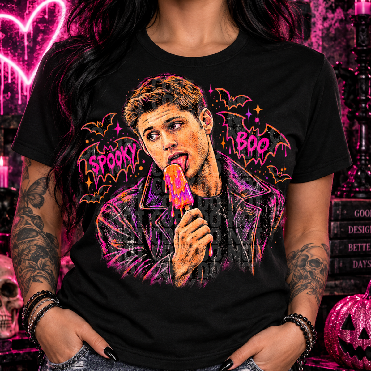 Spooky boo dean png digital download