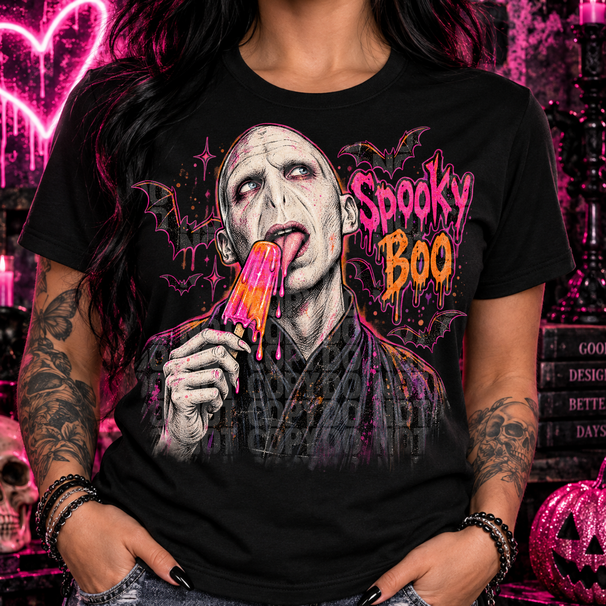 Spooky boo LD png digital download