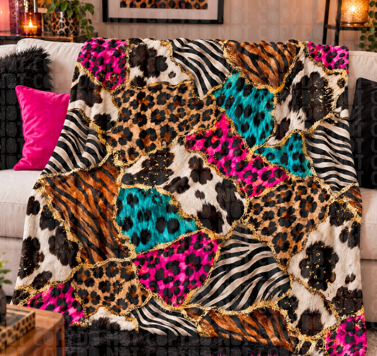 Animal print seamless digital download