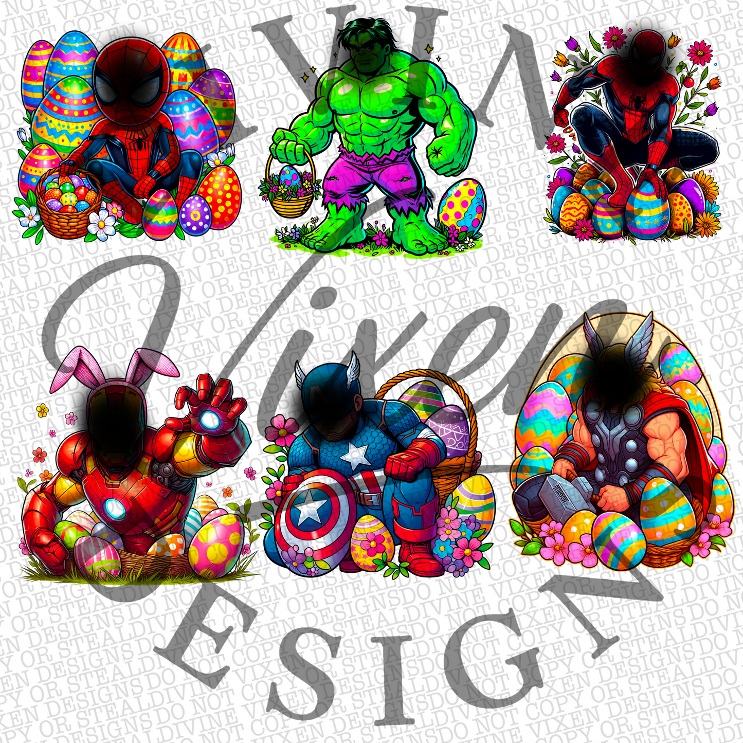MARVEL EASTER CH Bundle png digital download