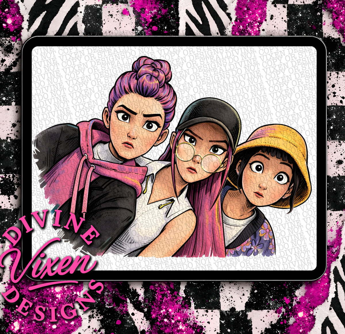 Pop singers clipart png digital download