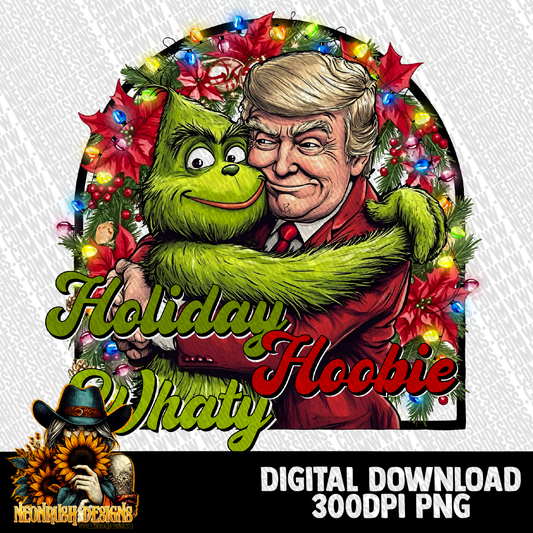 Green guy Donald png digital download