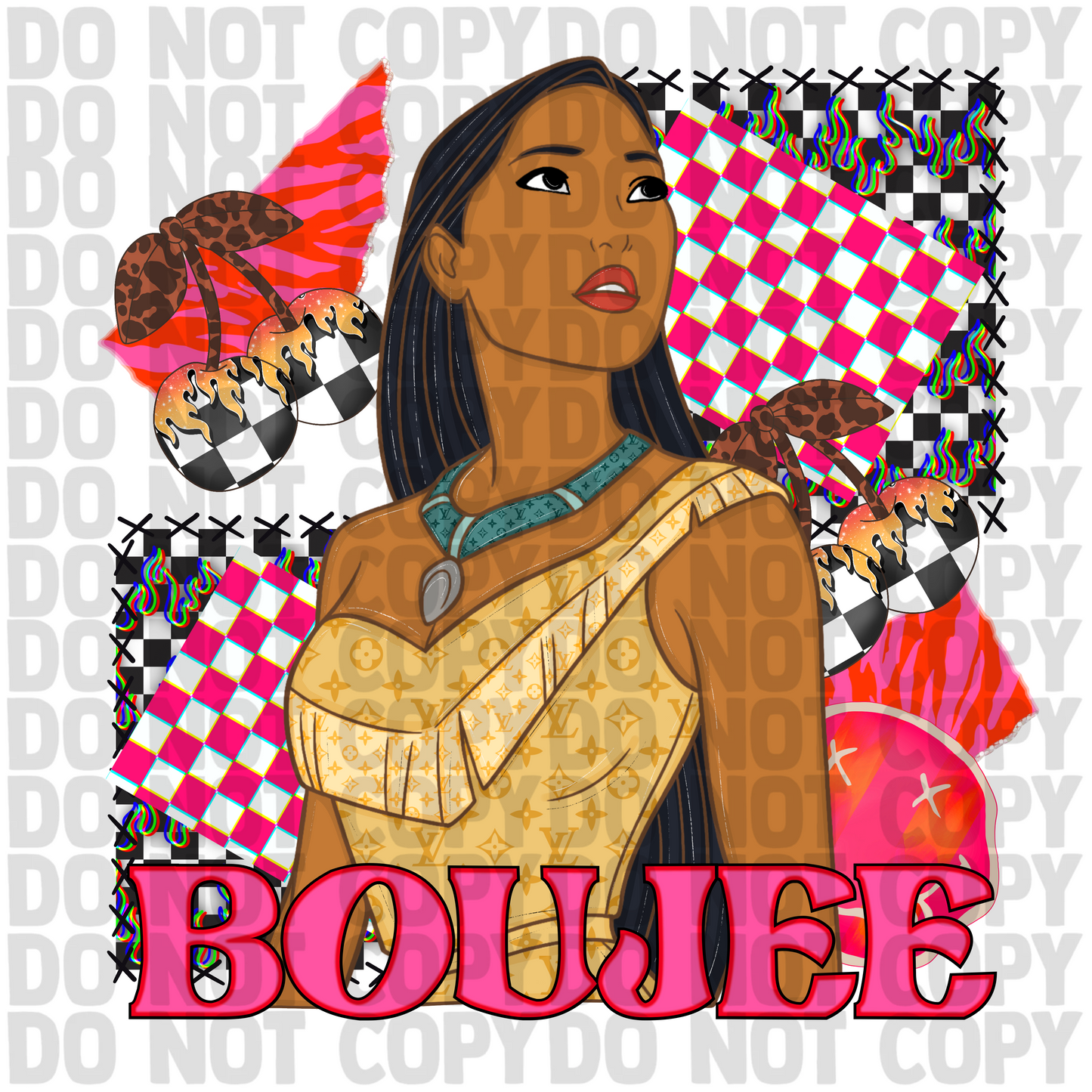 Boujee png digital download
