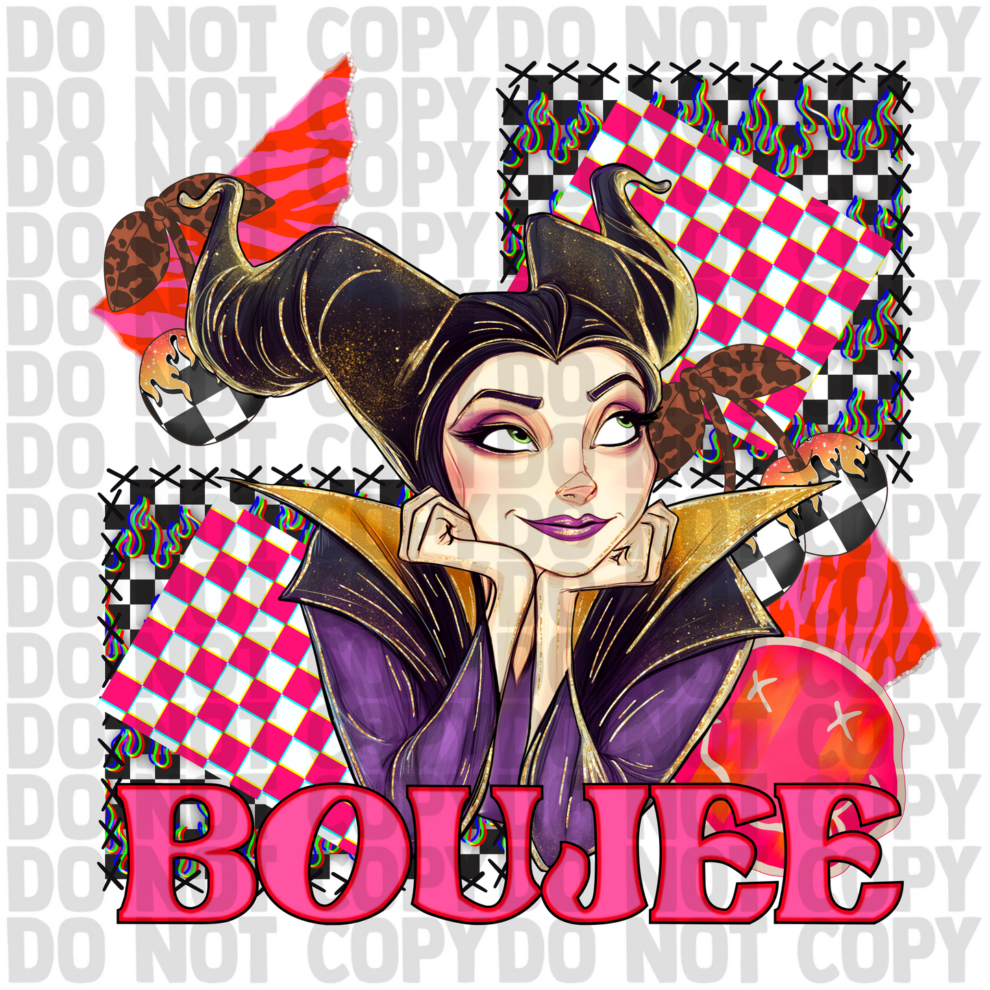 Boujee png digital download