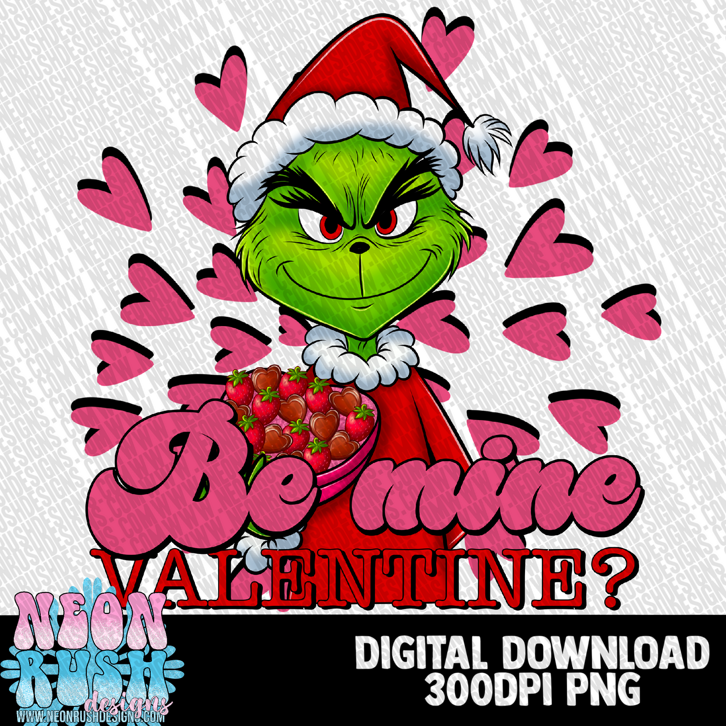 Be mine valentine png digital download