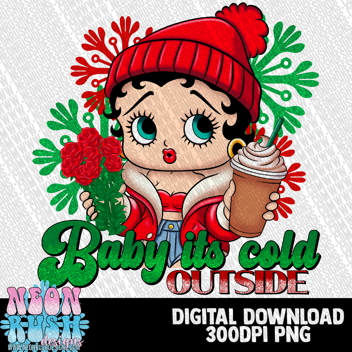 Baby it’s cold outside png digital download