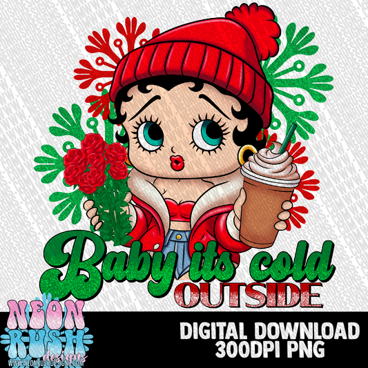 Baby it’s cold outside png digital download