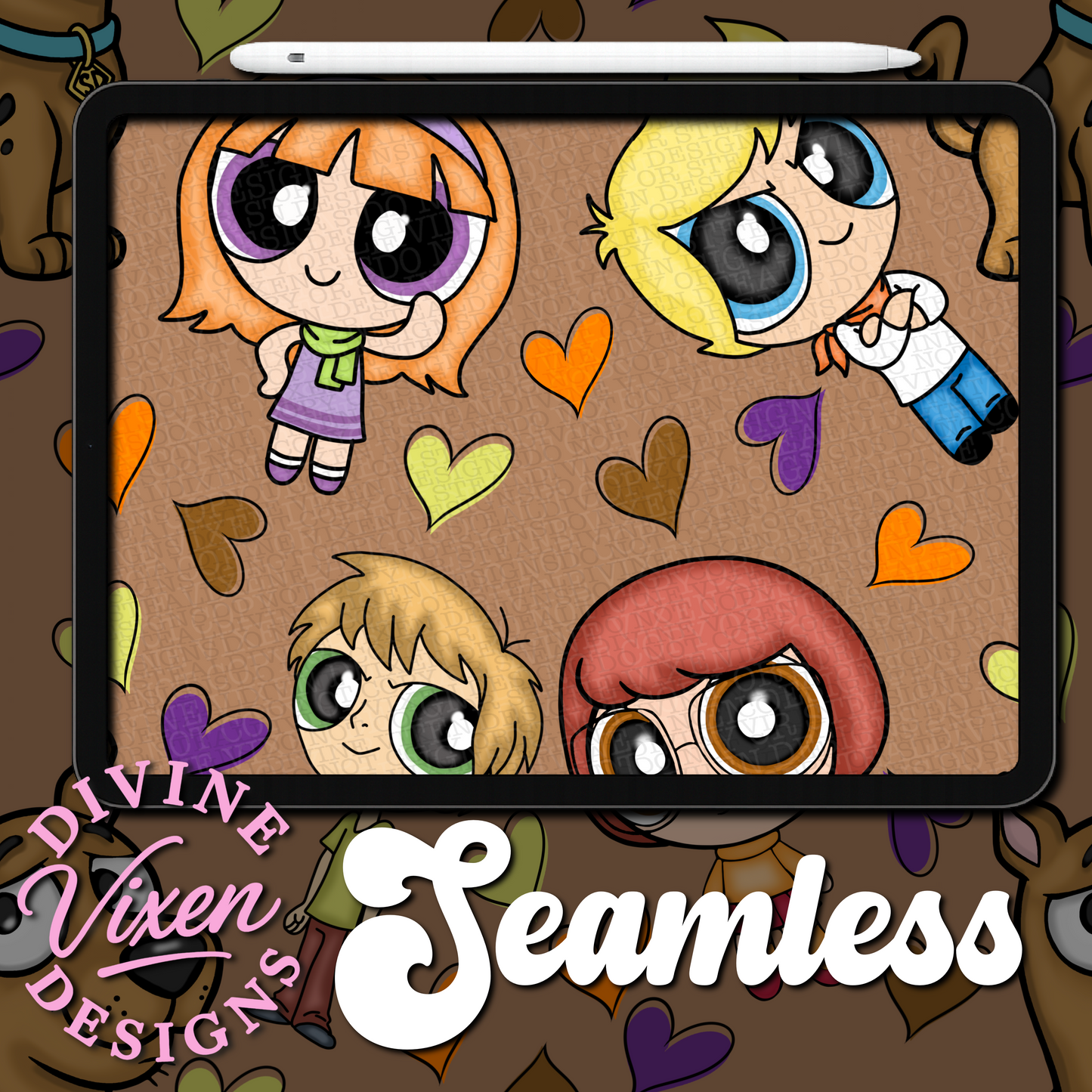 Friends gang seamless digital download