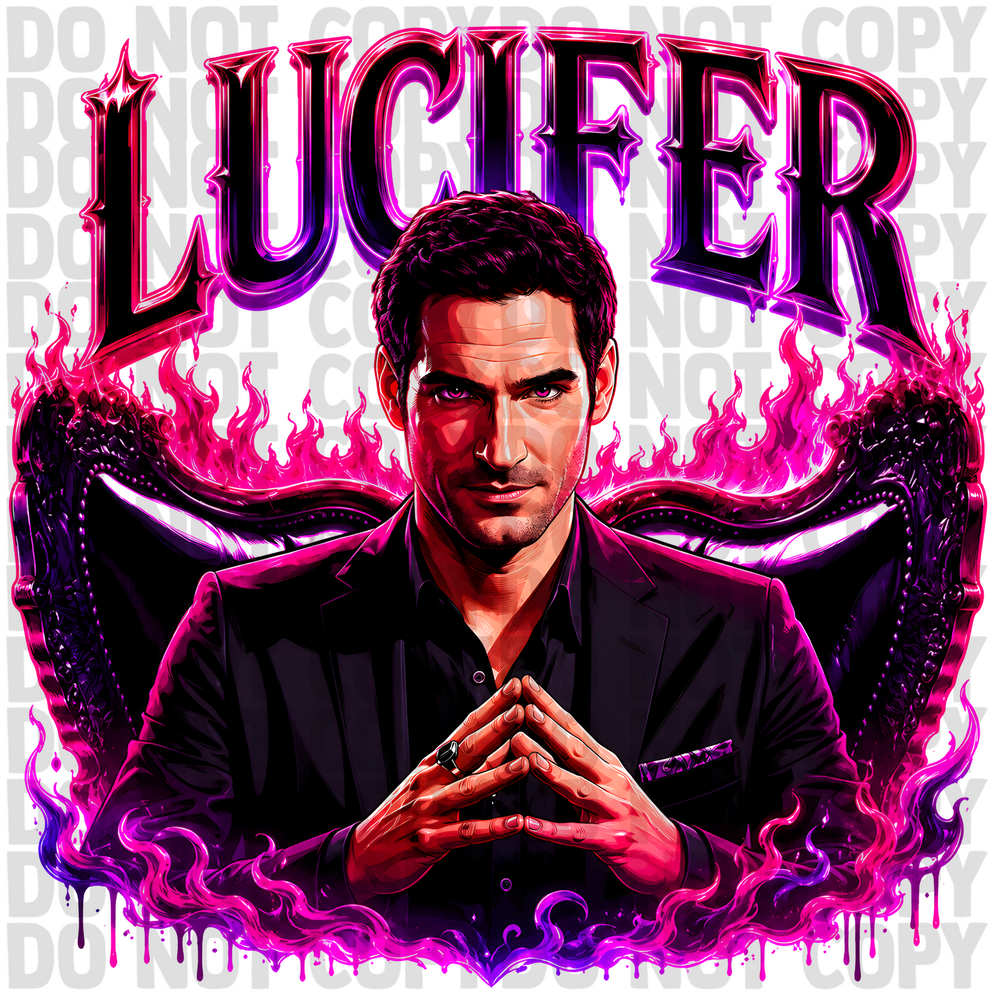 Lucifer png digital download