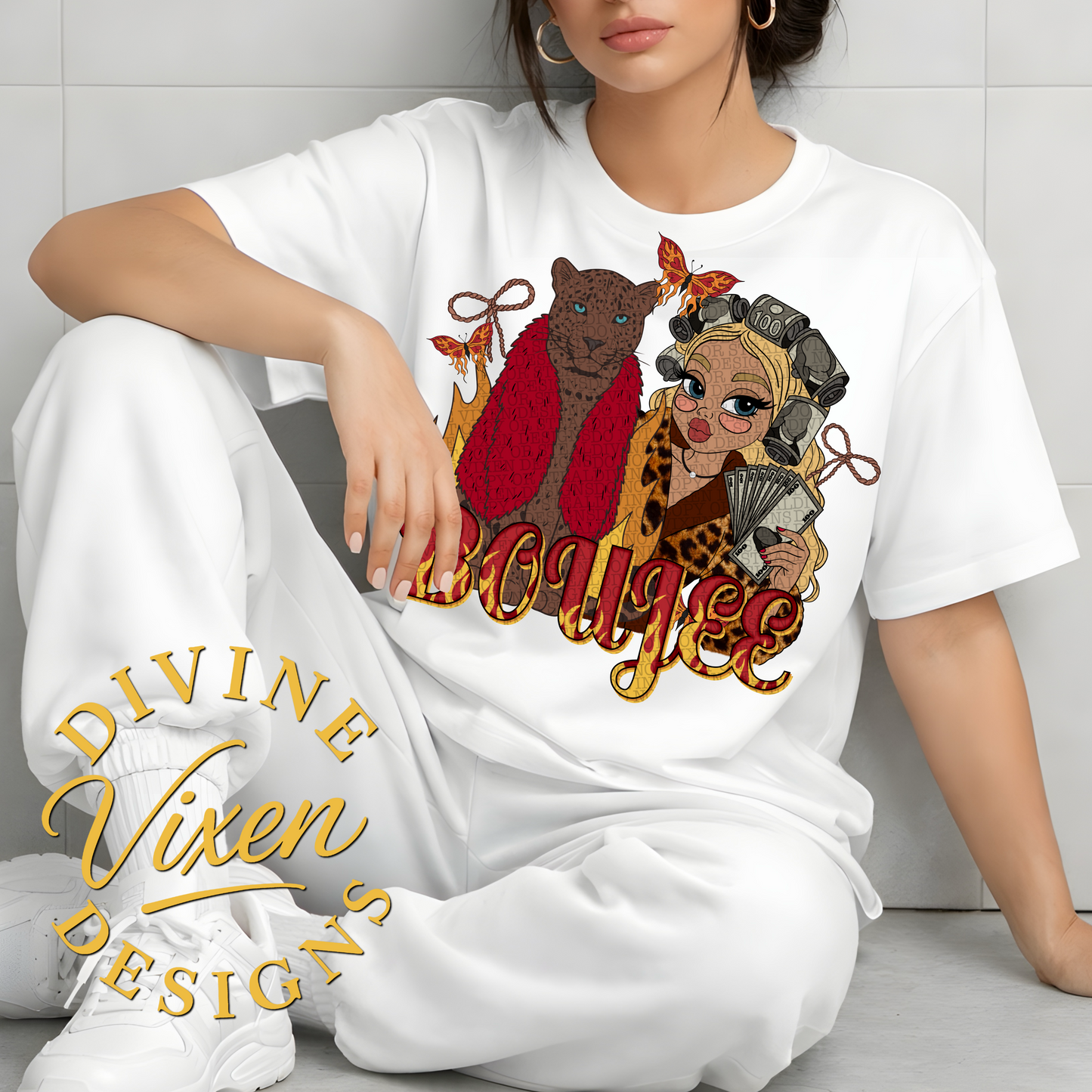 Boujee png digital download