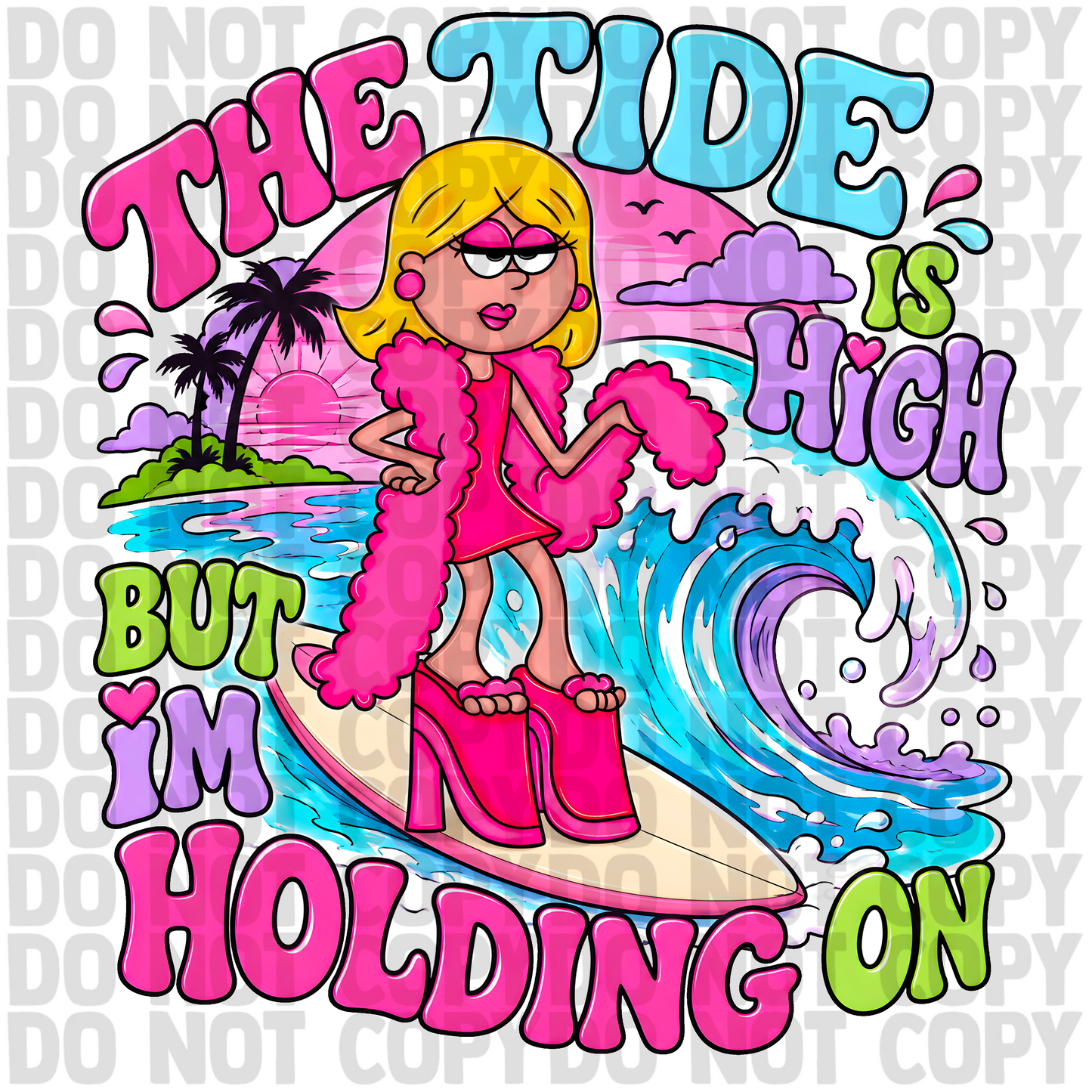 Tide is high LM png freebie