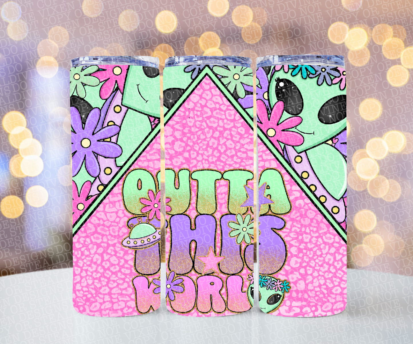 Outta this world tumbler wrap digital download