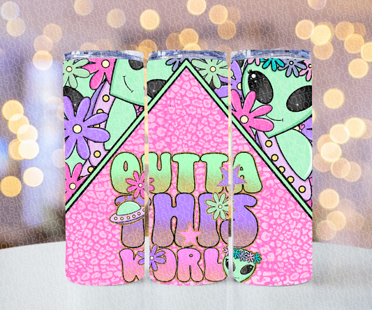 Outta this world tumbler wrap digital download