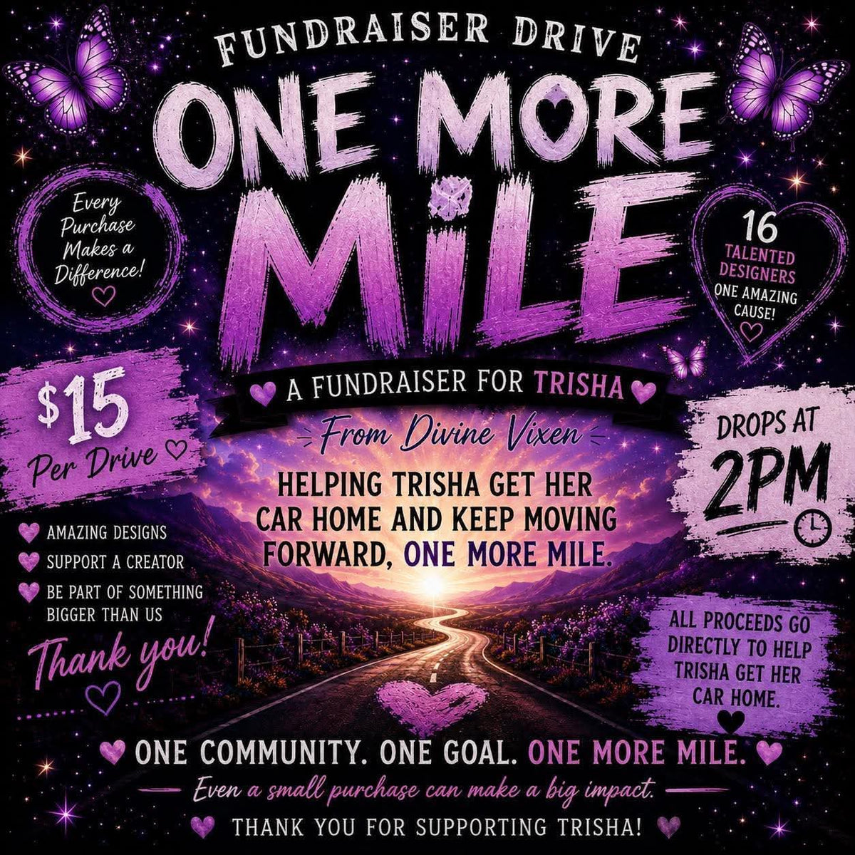 One more mile fundraiser