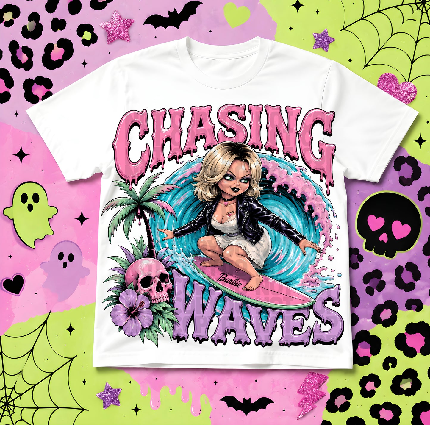 Surfs up spooky collab 20 pngs with Pawsibly perfect designs
