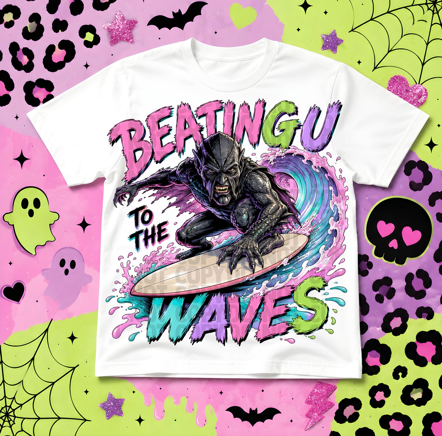 Surfs up spooky collab 20 pngs with Pawsibly perfect designs