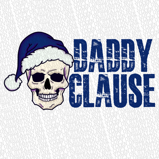 Daddy clause png digital download