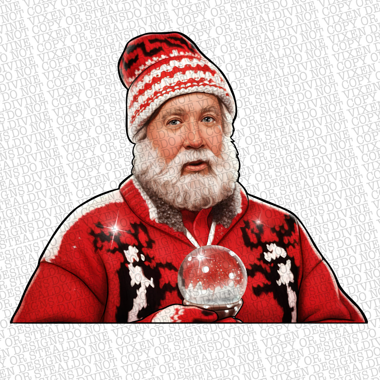 Santa clipart png digital download