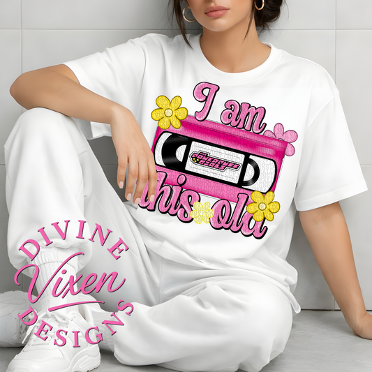 I am this old vhs tape png digital download