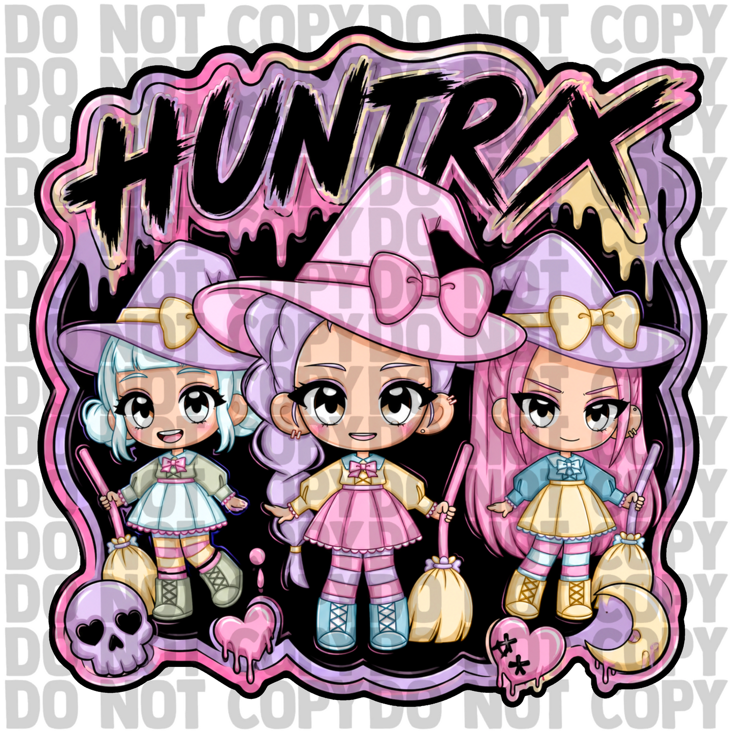 Pop witches png digital download
