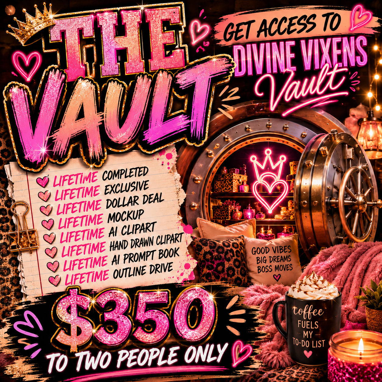 Divine Vixen Designs Vault Access