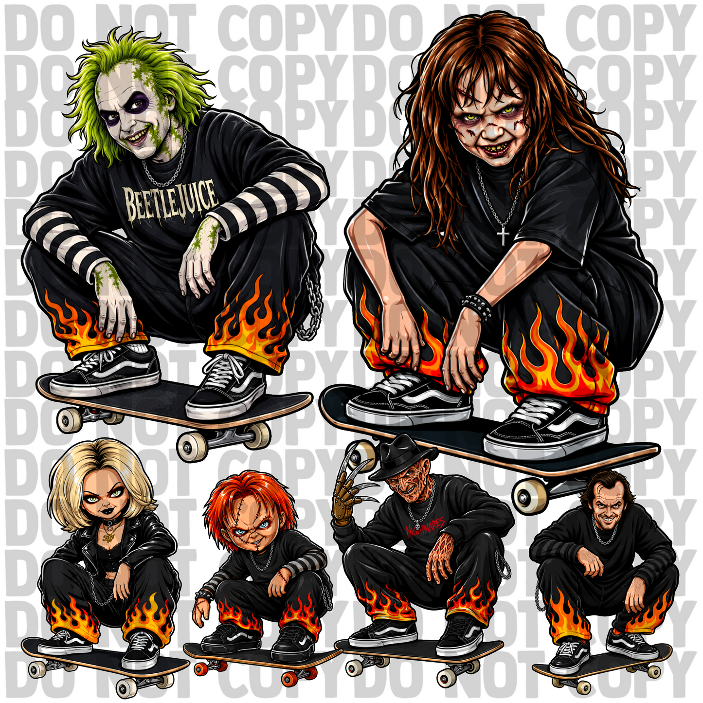 Skater horror bundle 25 pc digital download