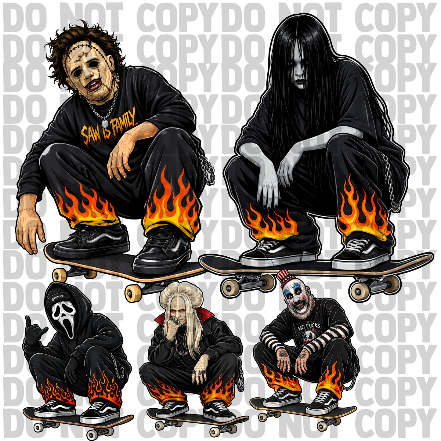 Skater horror bundle 25 pc digital download