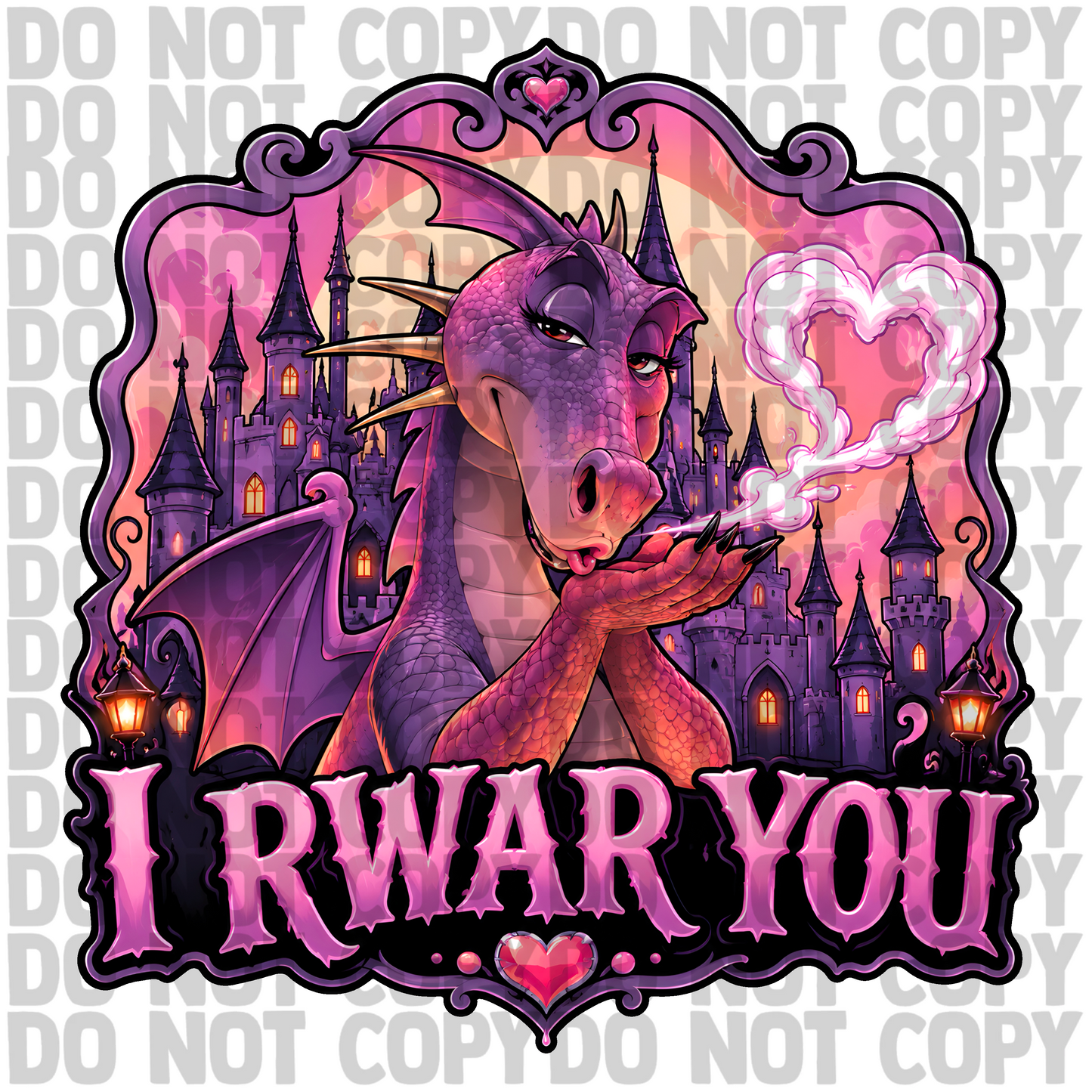 I rawr you png digital download