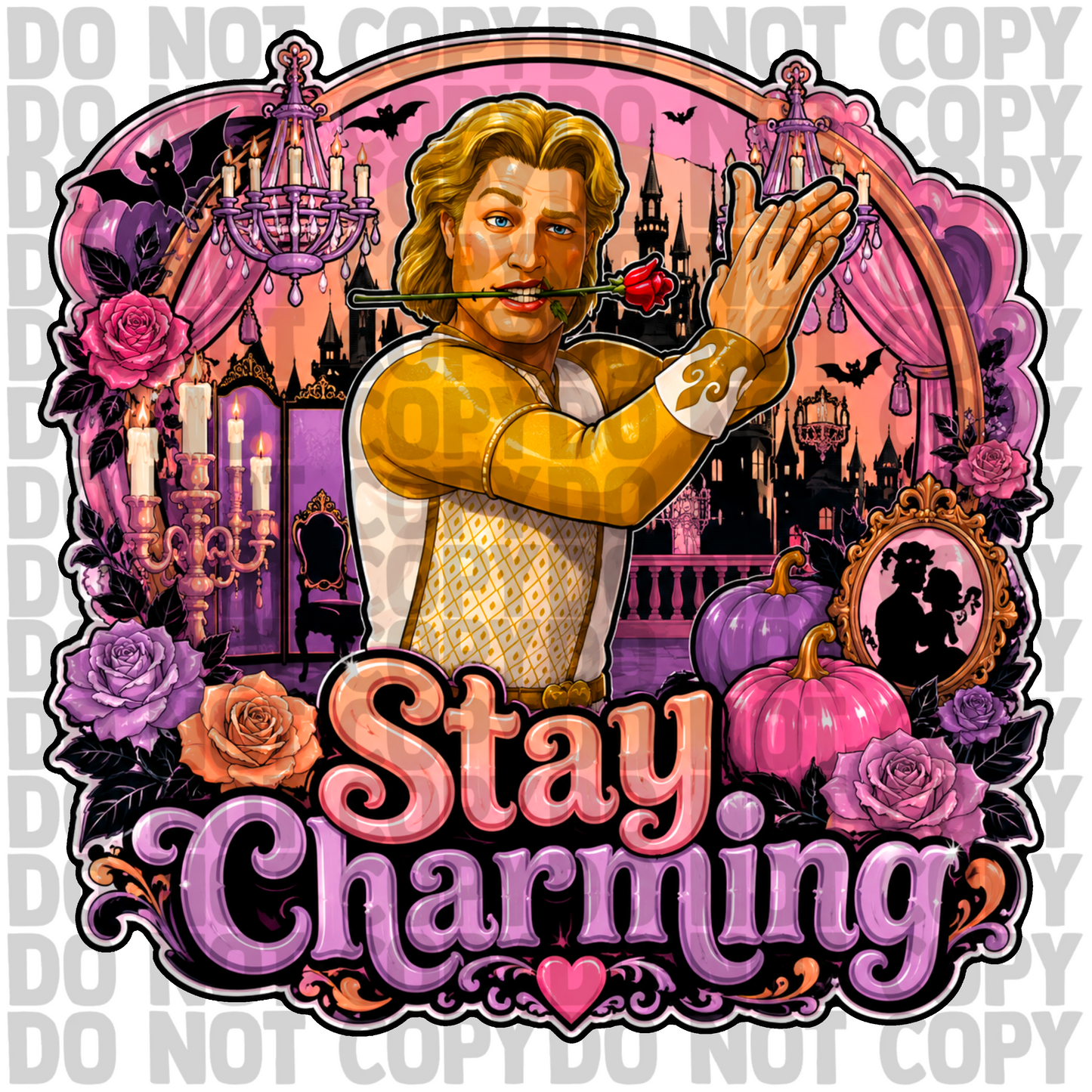 Stay charming png digital download
