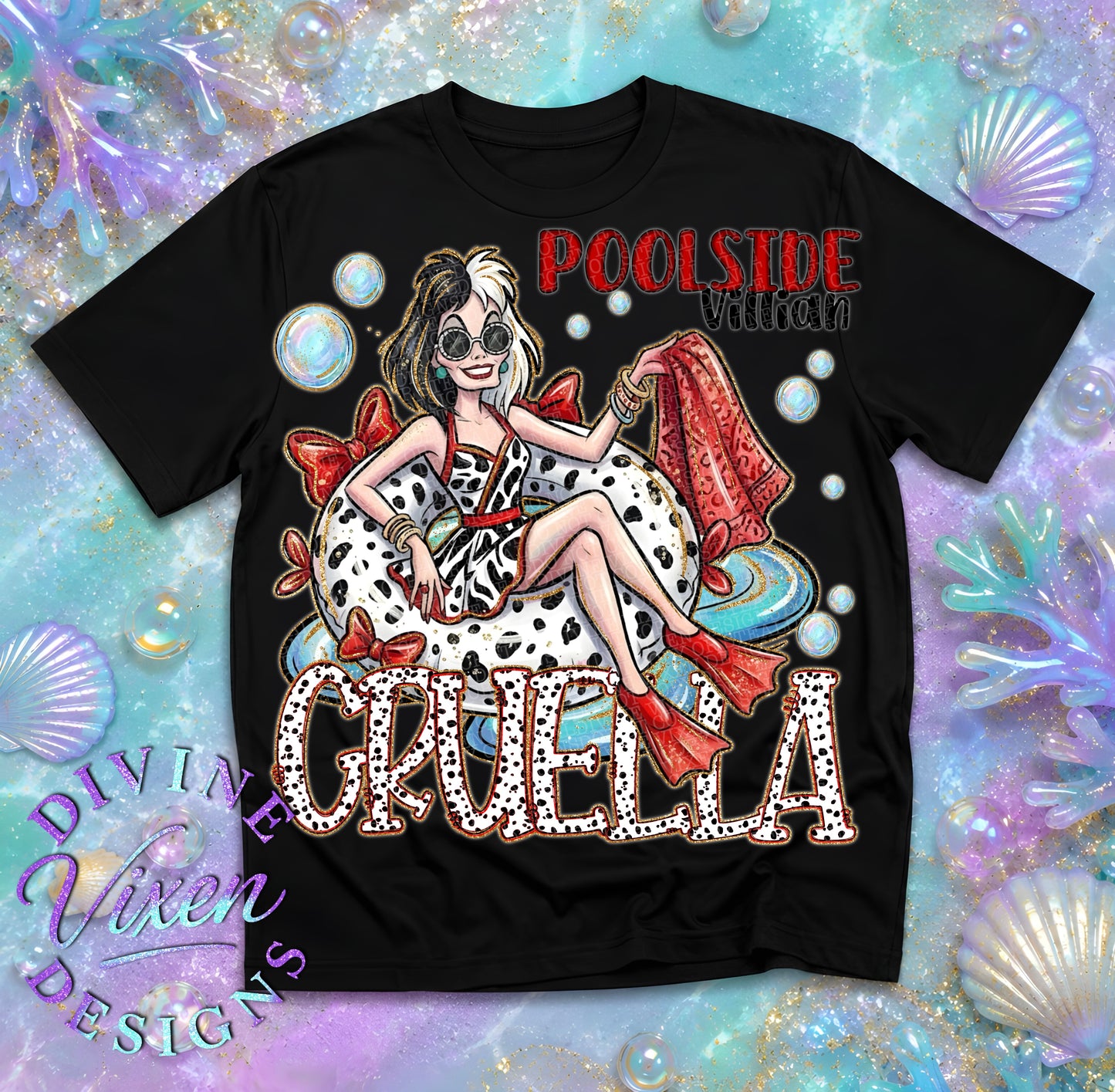 Poolside villian  png digital download