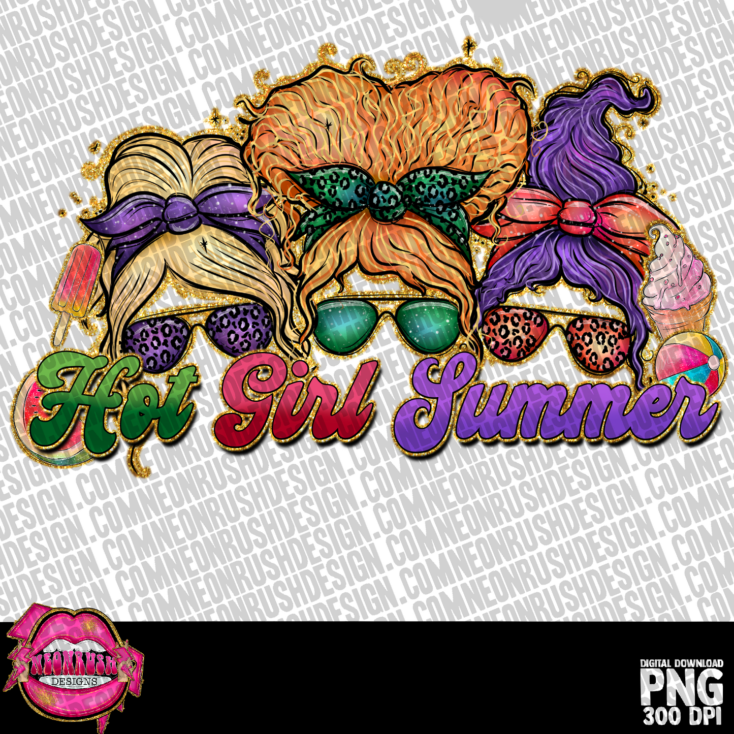 Hot girl summer png digital download