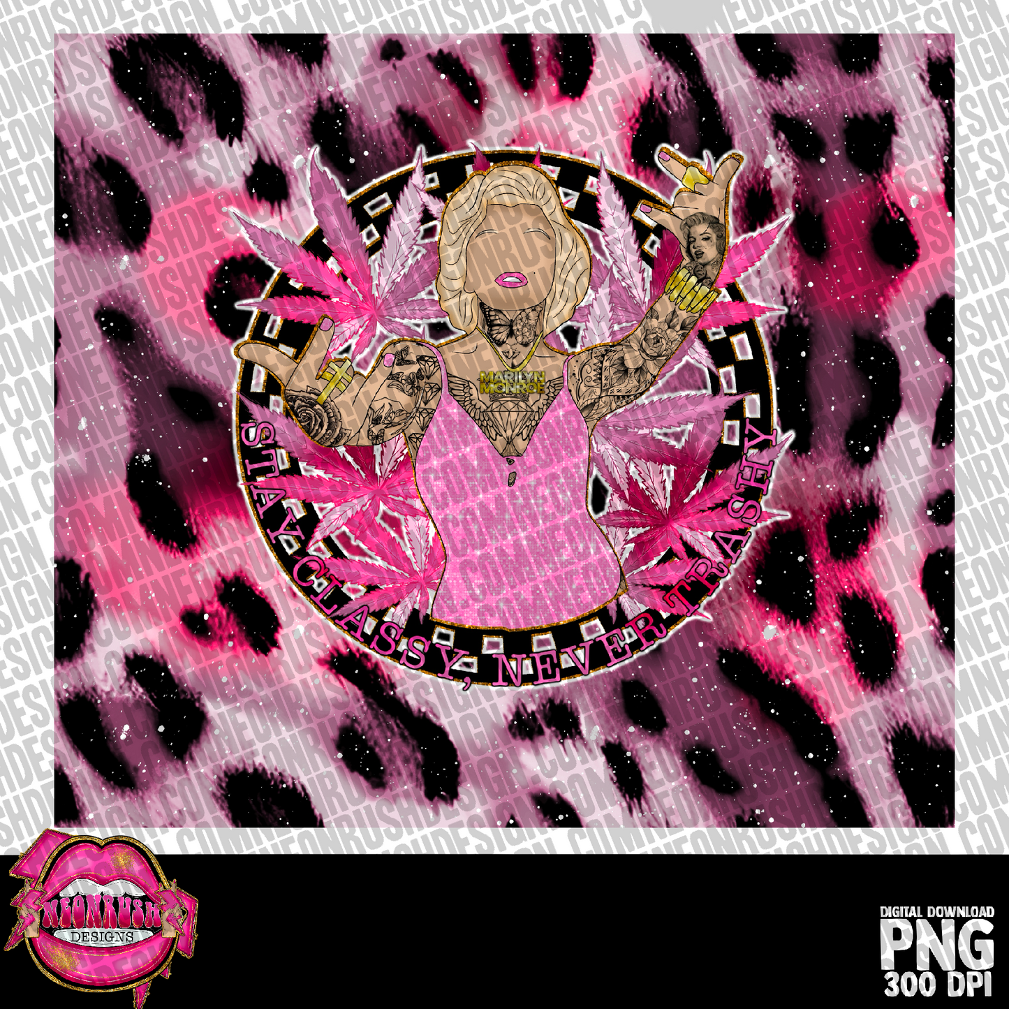 Stay classy tumbler wrap digital download