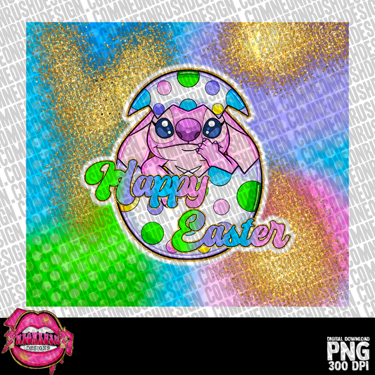 Easter egg  tumbler wrap digital download
