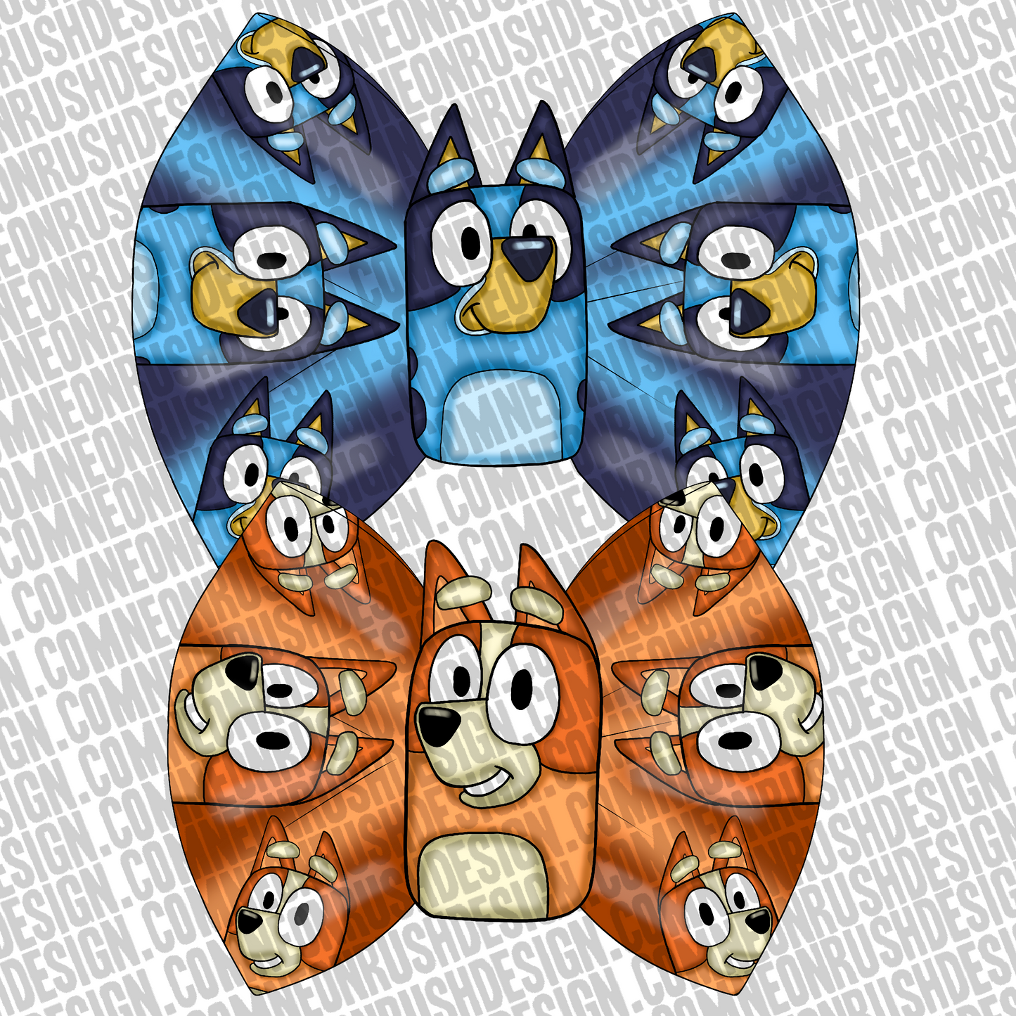 Bow character exclusive clipart bundle with over 100 pieces png digital download