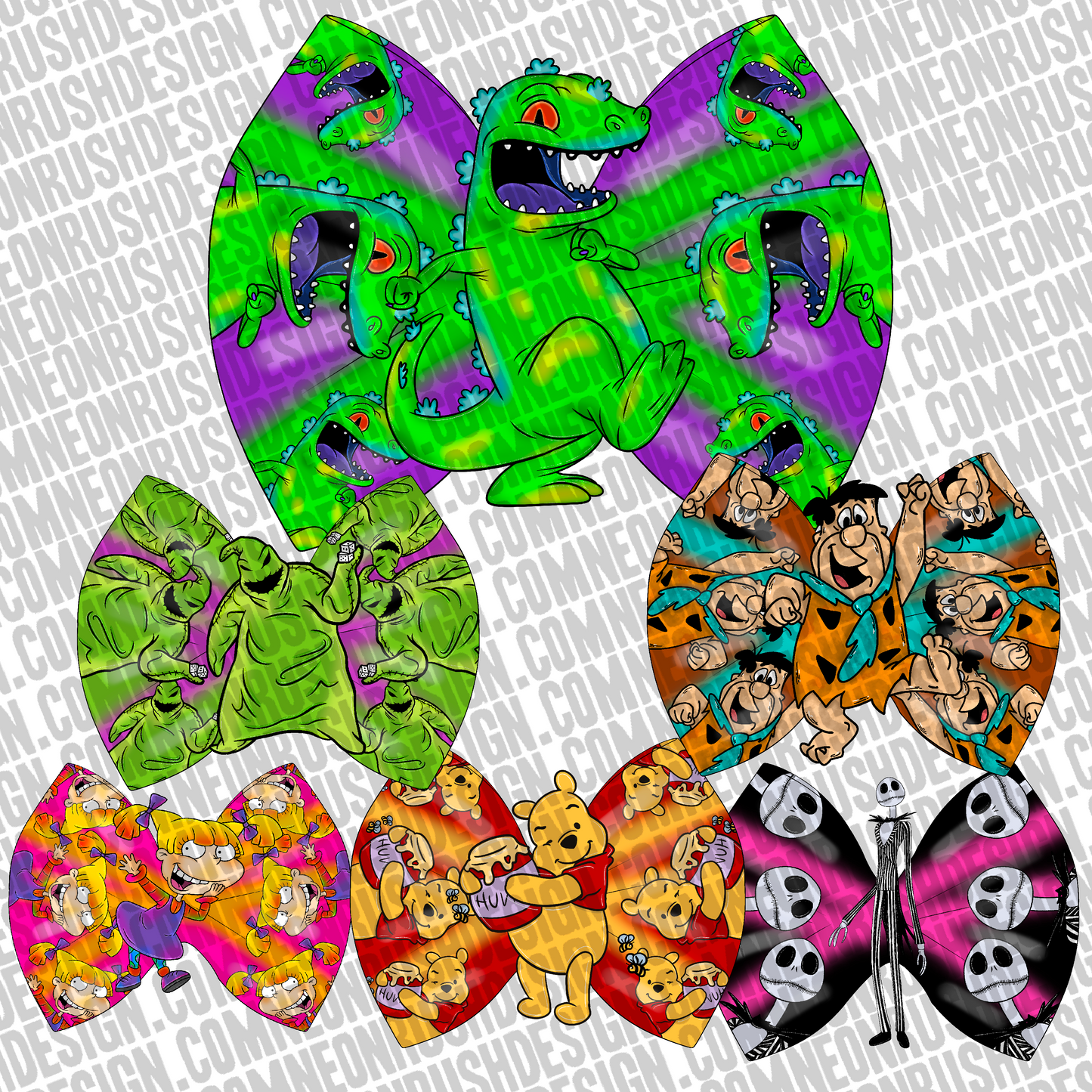 Bow character exclusive clipart bundle with over 100 pieces png digital download
