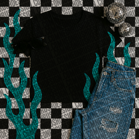 Black tee mock up digital download