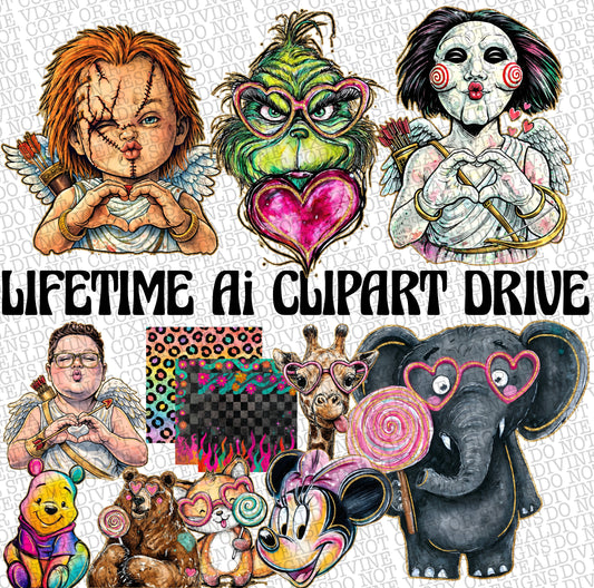 Lifetime AI Element Drive (clipart)