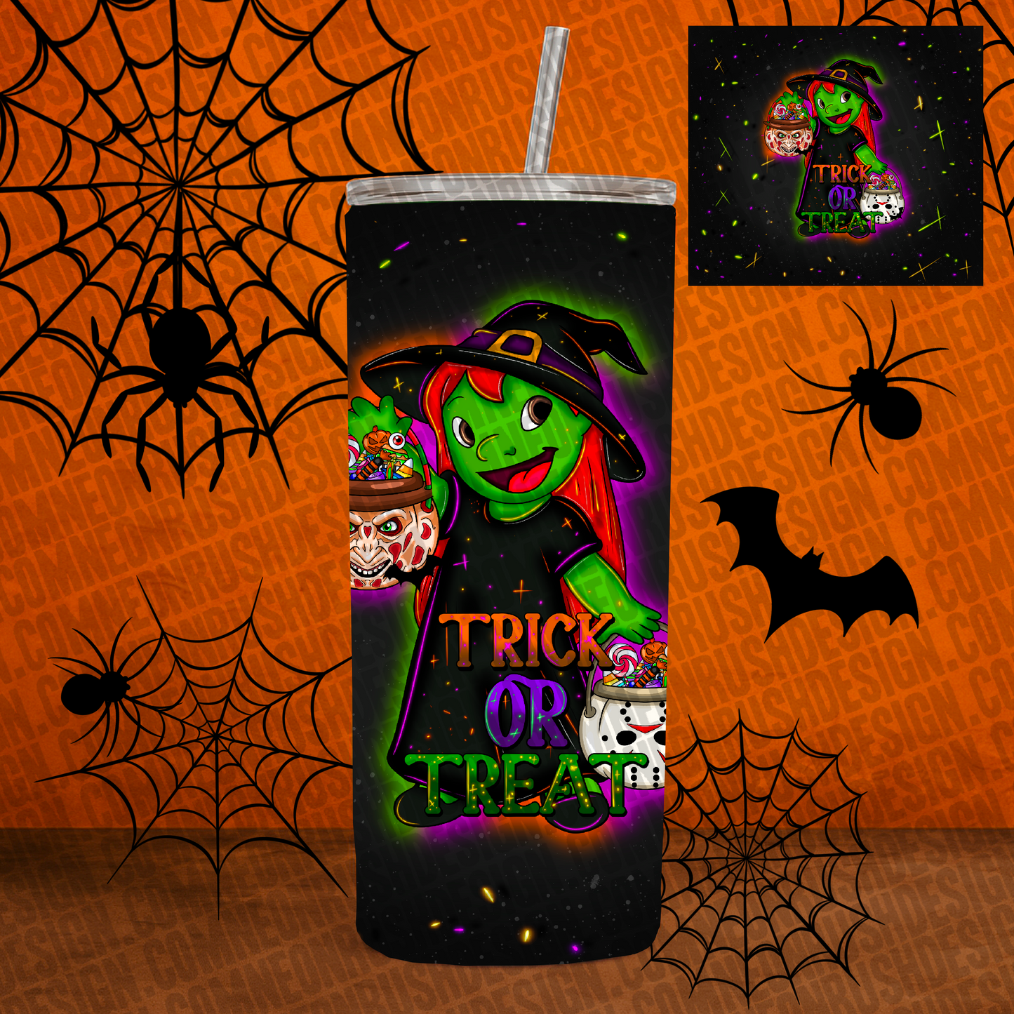 Witch tumbler wrap digital download