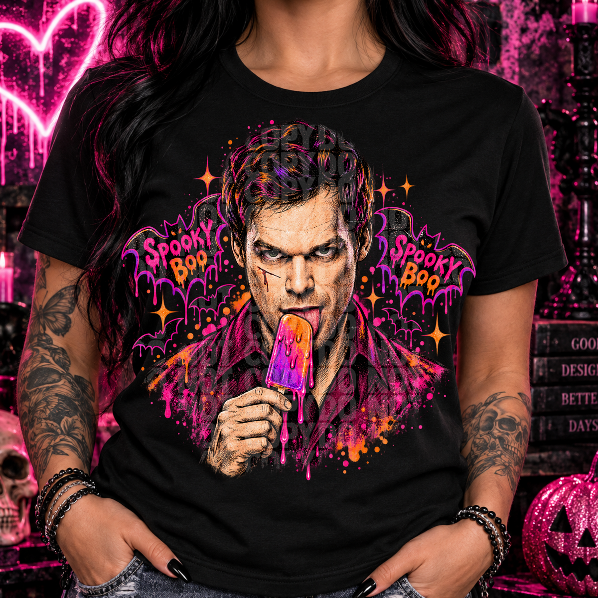 Spooky boo dector png digital download