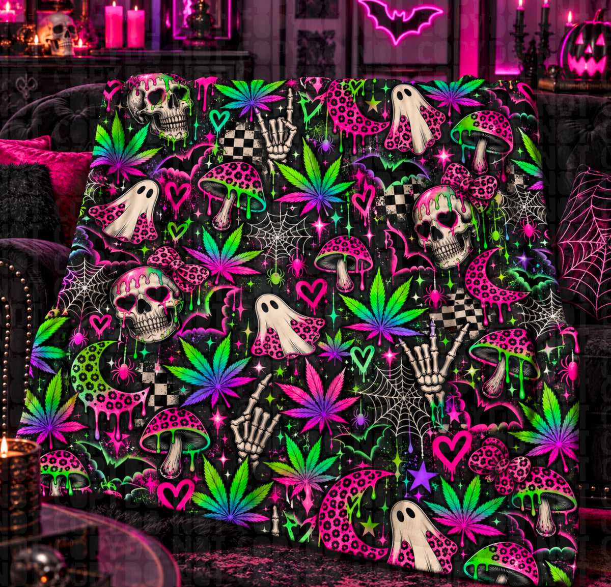 Spooky 420 seamless digital download