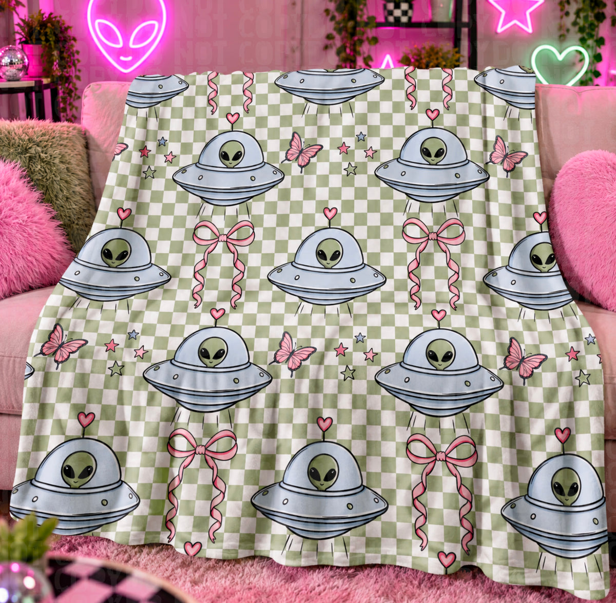 Y2k alien seamless digital download