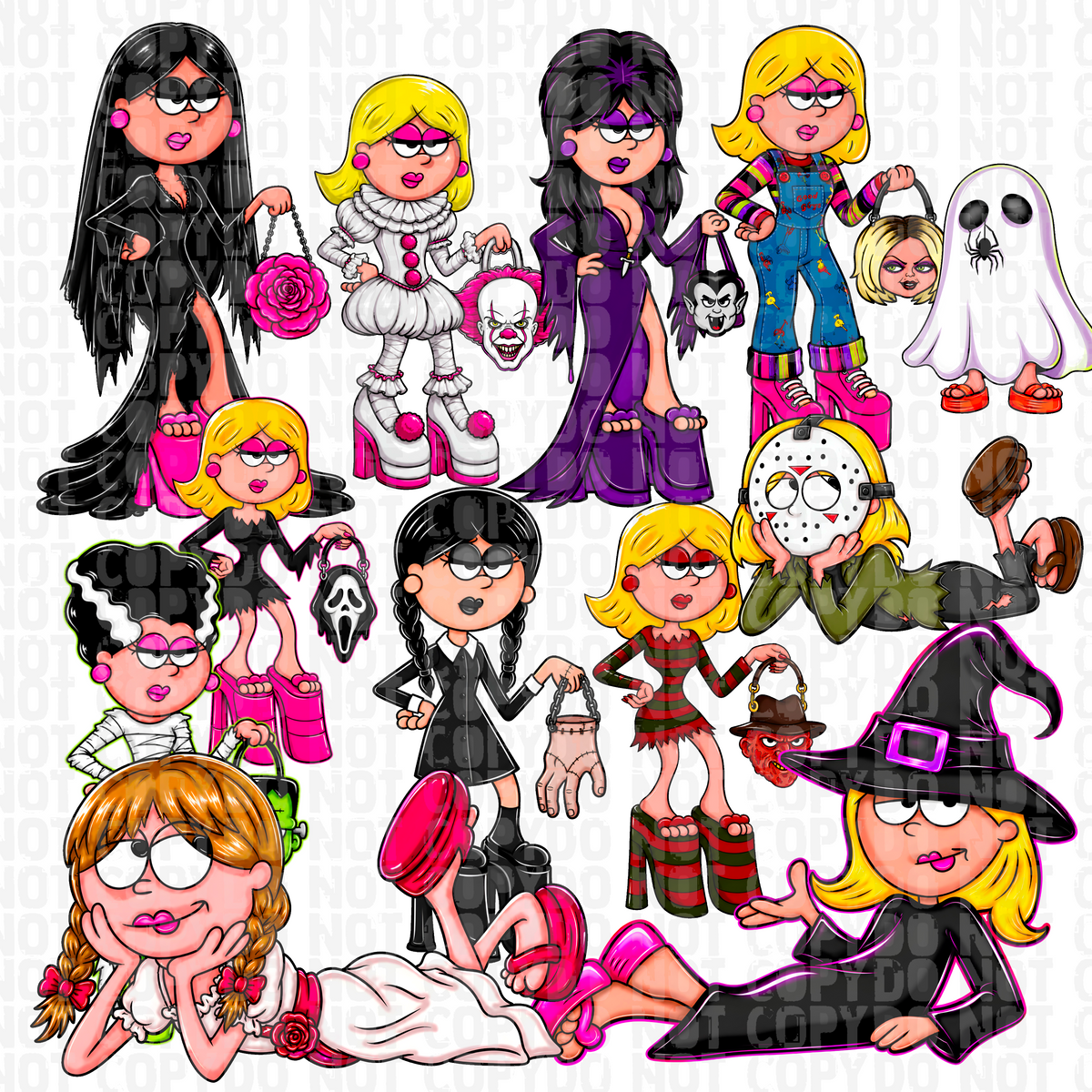 Liz x horror 2.0 mashup 15pc digital download
