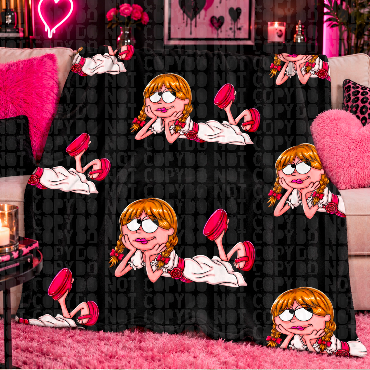 Liz horror seamless digital download