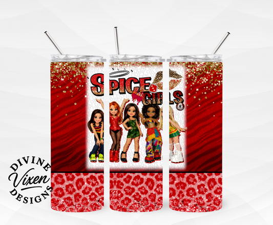Spicey tumbler wrap digital download