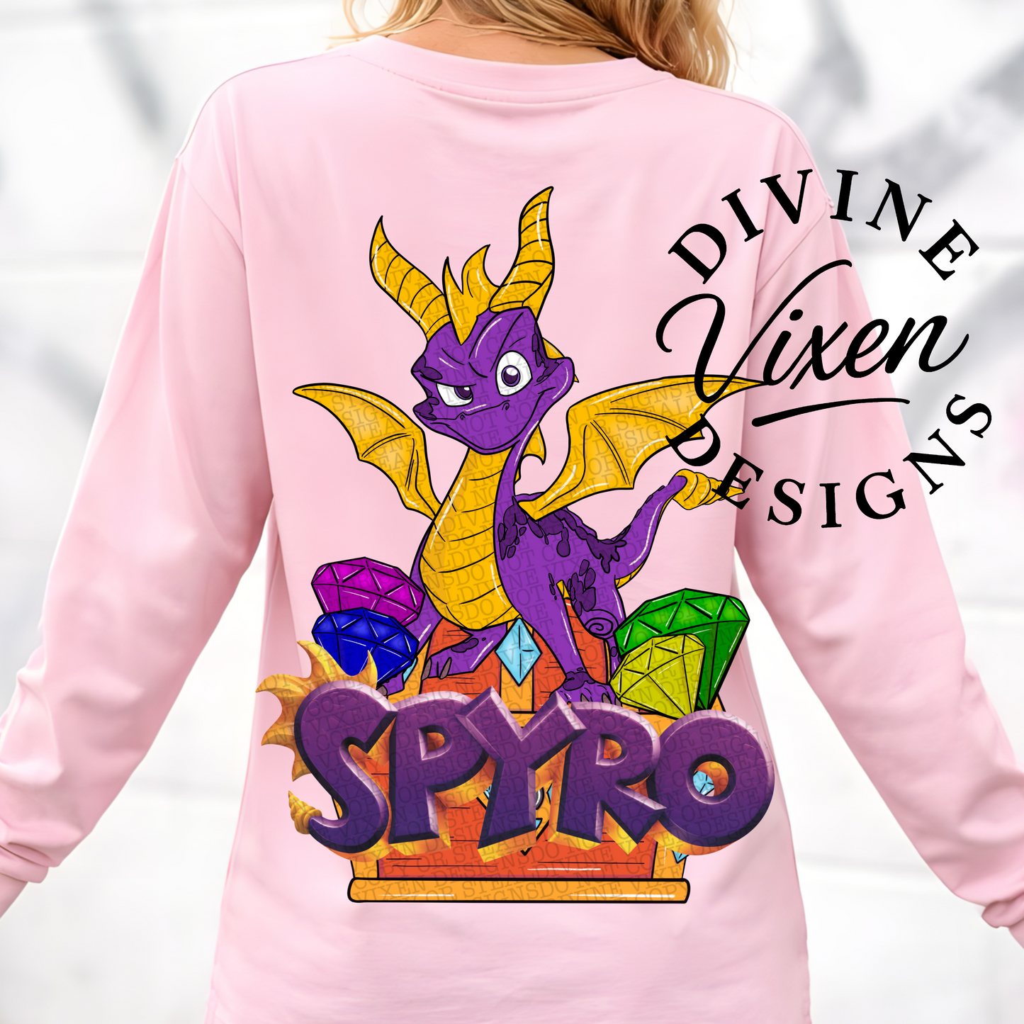 Purple dragon png digital download