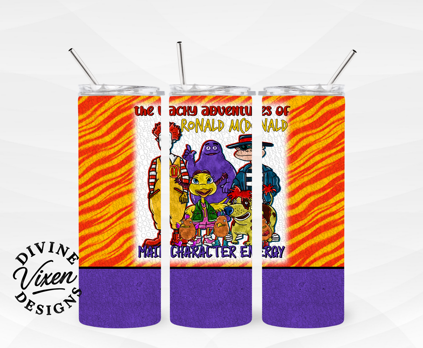 Wacky adventures tumbler wrap digital download